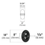Rueda O Llanta Neumática De 14″ X 3″ Para Carretilla Pretul (RN-P) - Imagen 2