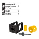Juego Para Instalar Cerraduras De 35 A 44 Mm, 4 Piezas Truper (KIT-4P) - Imagen 2