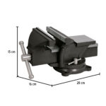 Prensa De Banco 5″ Giratoria 360°, Apertura 5″ (13 Cm) Pretul (TB-5P) - Imagen 2