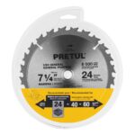 Disco Sierra Madera De 7.1/4″, Centro 5/8″, 24 Dientes Pretul (ST-724P) - Imagen 2