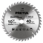 Disco Sierra Madera Para Guadañadora De 10″, Centro 1″ Pretul (ST-1040EP) - Imagen 2