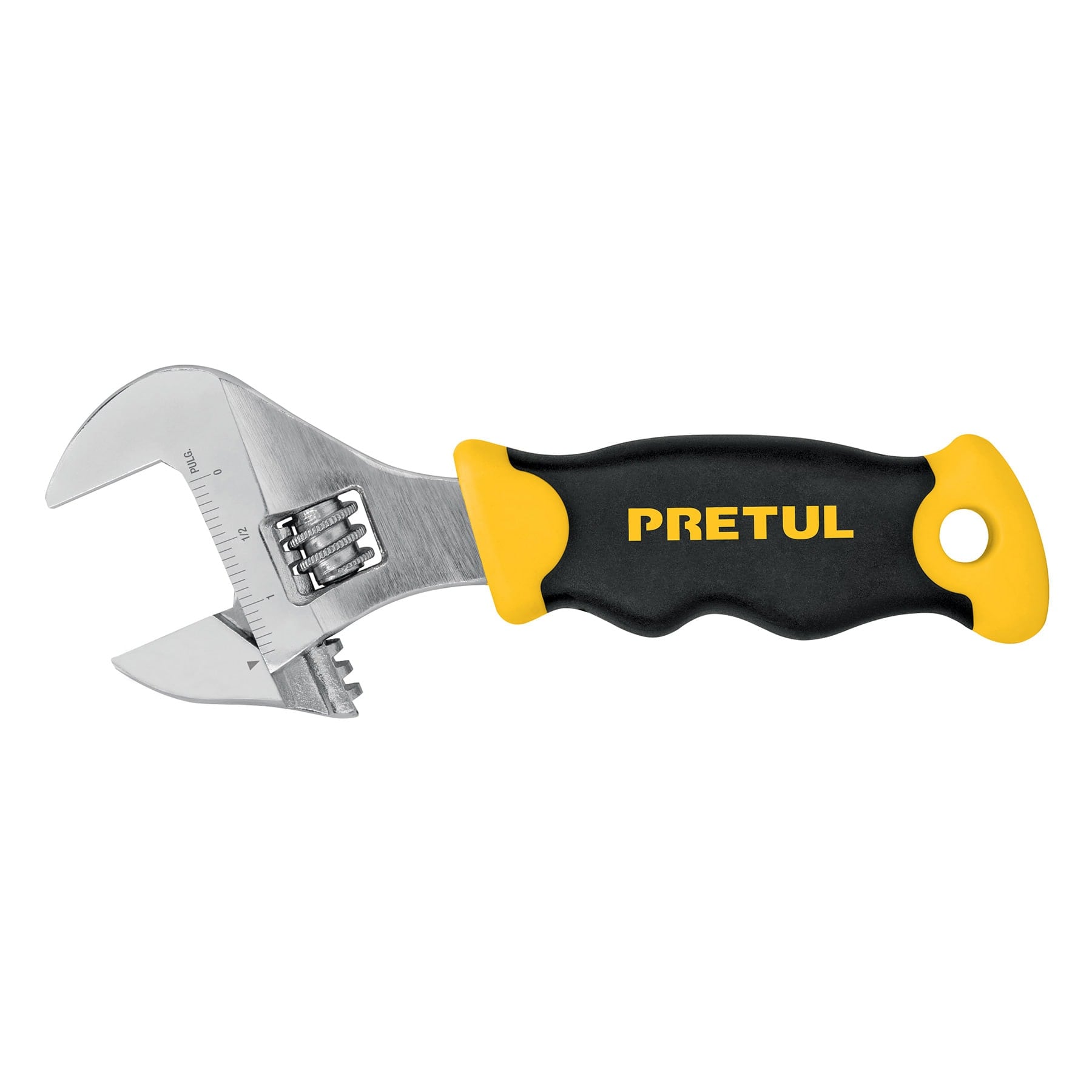 Llave Expansiva Perico De 6″ Corta, Mango Comfort Grip Pretul (PECO-6P)