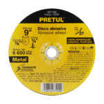 Disco Para Desbaste De Metal De 9″, 6.2 Mm, 6.650 Rpm Pretul (ABT-562)