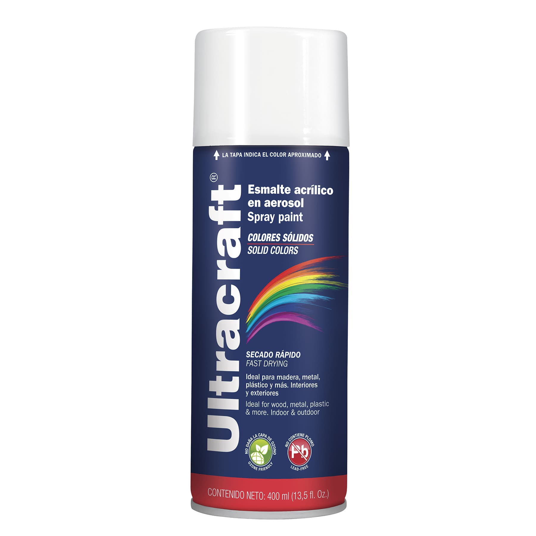 Laca Transparente En Aerosol De 400 Ml, Secado Rápido Ultracraft (PA-TR-U)