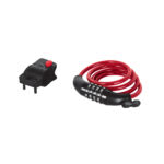 Guaya De Seguridad De 1 M X 8 Mm, Incluye Portacandado Hermex (CB-8C)