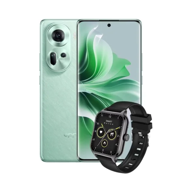 OPPO Reno11 5G Mea+Nfc 256Gb 12Gb Wave Green Latus + Smartwatch