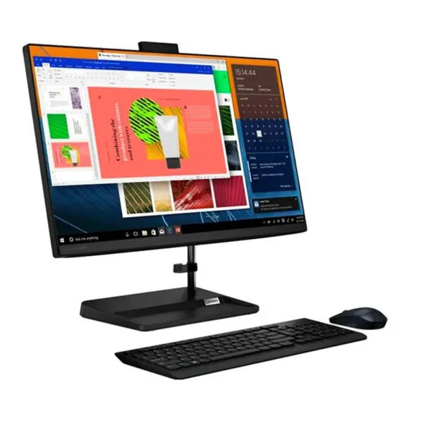 Todo en uno Lenovo IC 3 27IAP7 Intel Core i5 12450H 27 Pulgadas FHD Memoria 16GB Estado Solido 1TB Linux Color Negro
