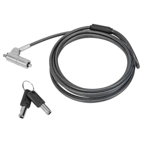 Candado TARGUS trapezoidal con llave para computadora portátil y seguridad de escritorio - Imagen 1