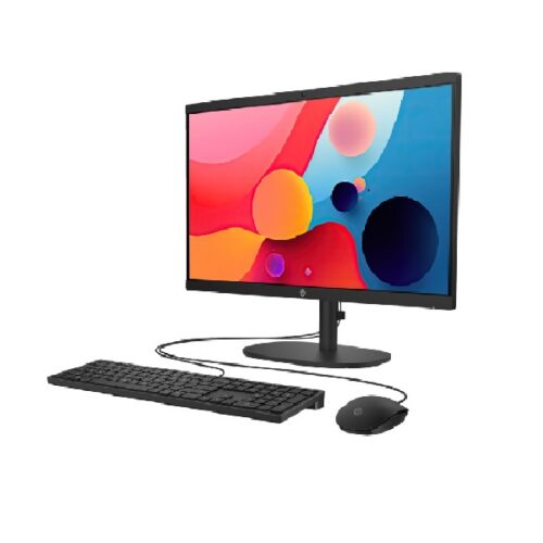 HP AIO 22-dg0011la INTEL PROCESSOR N100 (ALDER LAKE-N) RAM 8GB (1x8GB) DDR5 4800 NECC/SSD 256G 2280 PCIe NVMe Value/Non-Touch/21.5 FHD Antiglare VA/UMA/Jet Black no card reader - HD Camera/FREEDOS - Imagen 3