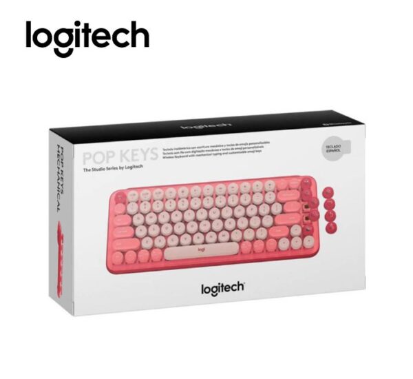 TECLADO INALAMBRICO POP ROSADO