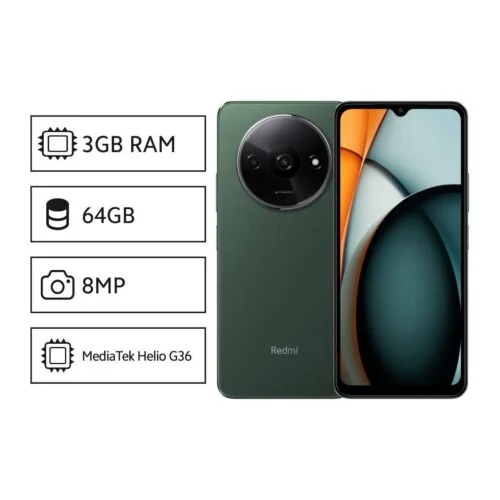 Celular Xiaomi Redmi A3 Forest Green 3GB + 64GB (Colombia)
