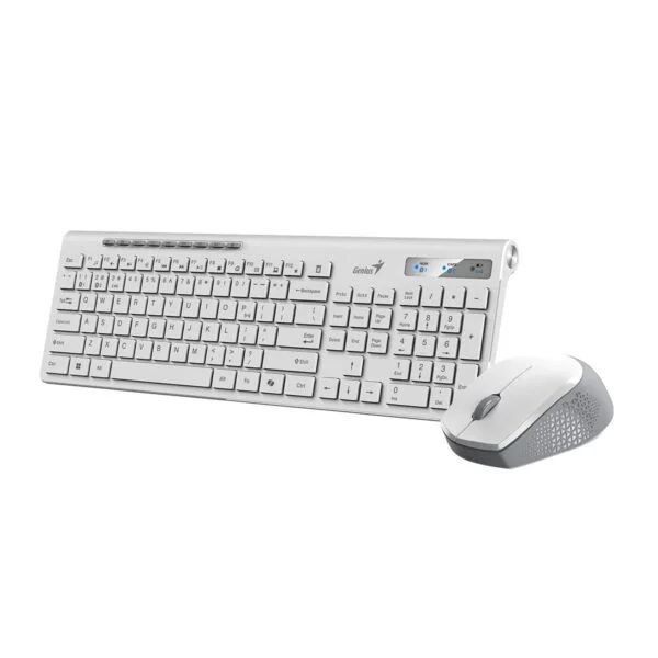 COMBO TECLADO 8230 SLIM  INALAMBRICO WHITE