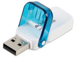 MEMORIA USB 2.0 UV240 COLOR BLANCO AZUL - Imagen 2