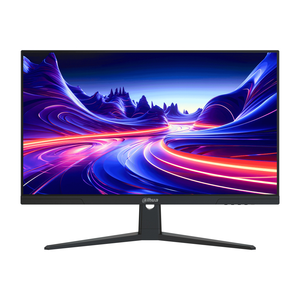 Monitor Dahua Gamer Plano 27 panel IPS, FULL HD 1920 X 1080 16:9, VESA, Tiempo de, respuesta rápido de 0,5 ms 180 HZ sin borrosidad ni imágenes superpuestas (con OD),  1 × DP 1.4, 1 × HDMI 2.0, 1 × Salida de audio, Amplia gama de colores, 85 % NTSC, Satisface las necesidades de textura de imagen de los diseñadores y jugadores, Ángulo de visión ext