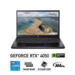 Portatil Acer Nitro V 15 ANV15-51-56N2  Intel® Core™ i5-13420H 15,6 FHD 144Hz SlimBezel 16GB (1*16) DDR5 Memory/512GB PCIe NVMe SSD/NVIDIA® GeForce RTX™ 4050 6GB GDDR6/Windows 11 Home color Black + Control Gaming - Imagen 4