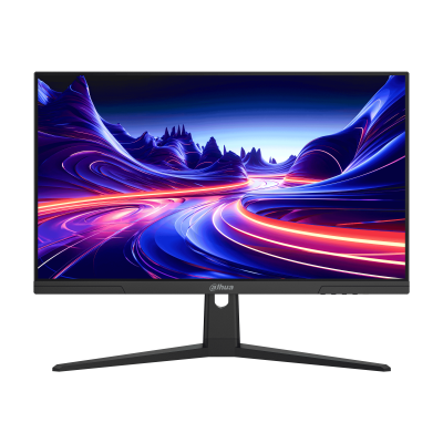 Monitor Dahua Gamer 25 panel IPS, FULL HD 1920 X 1080 16:9, Tiempo de .respuesta rápido de 0,5 ms 180 HZ sin borrosidad ni imágenes superpuestas (con OD),  1 × DP 1.4, 1 × HDMI 2.0, 1 × Salida de audio, Amplia gama de colores, 85 % NTSC, Satisface las necesidades de textura de imagen de los diseñadores y jugadores, Ángulo de visión extra amplio de