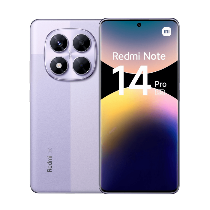 Celular Xiaomi Redmi Note 14 Pro 5G Lavender Purple 8GB RAM 256GB (Colombia)