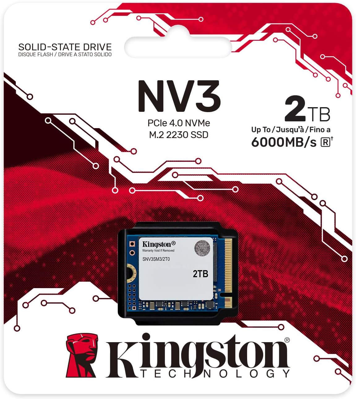 Unidad de estado solid SSD 2000GB NV3 M.2 2230 PCIe 4.0