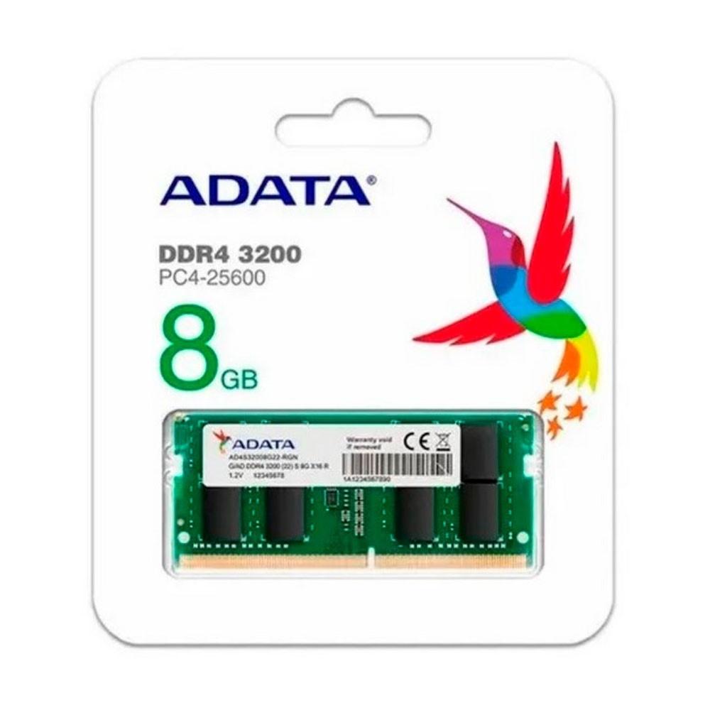 AD4S32008G22-BGN.jpg Memoria ram adata portatil ddr4 8gb bus 3200 - Imagen 1