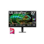 Monitor LG 27U710B-B UHD (4K) 27US500-W 3840 X 2160 MARCO COLOR NEGRO, Tipo de panel IPS- Formato 16:9  BASE AJUSTABLE EN ALTURA E INCLUNACION, FreeSync-HDR10 Tasa de refresco 60Hz Tiempo de respuesta 5ms (GtG a mayor velocidad) ,   HMDI x1/ DisplayPort x1/ Salida auriculares 3 polos (solo sonido) Garantía 40 meses