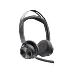 Poly Voyager Focus 2 Microsoft Teams Certified USB-C-C Headset +USB-C/A Adapter +Charging Stand No localization