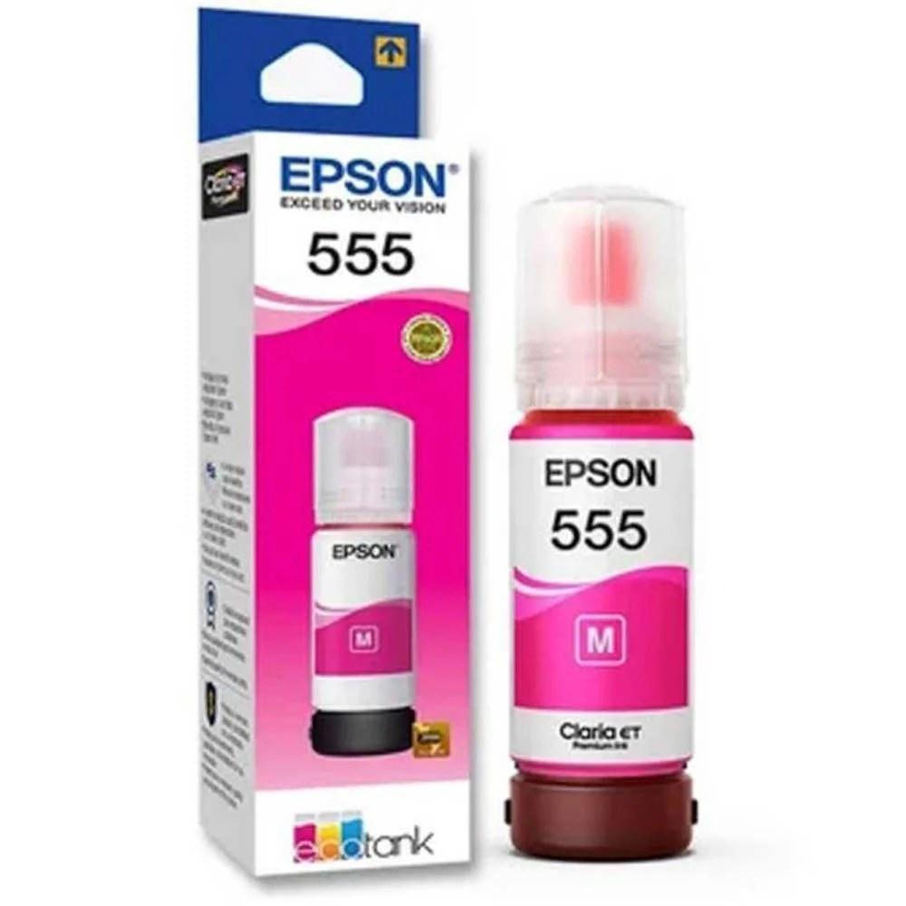 C13T06Y32A.jpg Botella de Tinta EPSON T555320 AL L8180 70 ml COLOR Magenta - Imagen 1