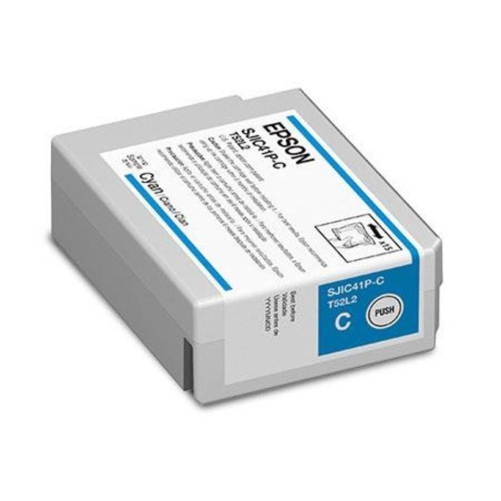 C13T52L220.jpg Cartucho de tinta Cyan para TM-C4000 SJIC41P (C) - Imagen 1