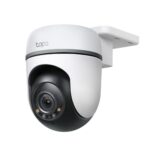 Cámara TPLINK de Vigilancia Wi-Fi de 360 Grados para Exteriores con Vista 2K y Detección IA