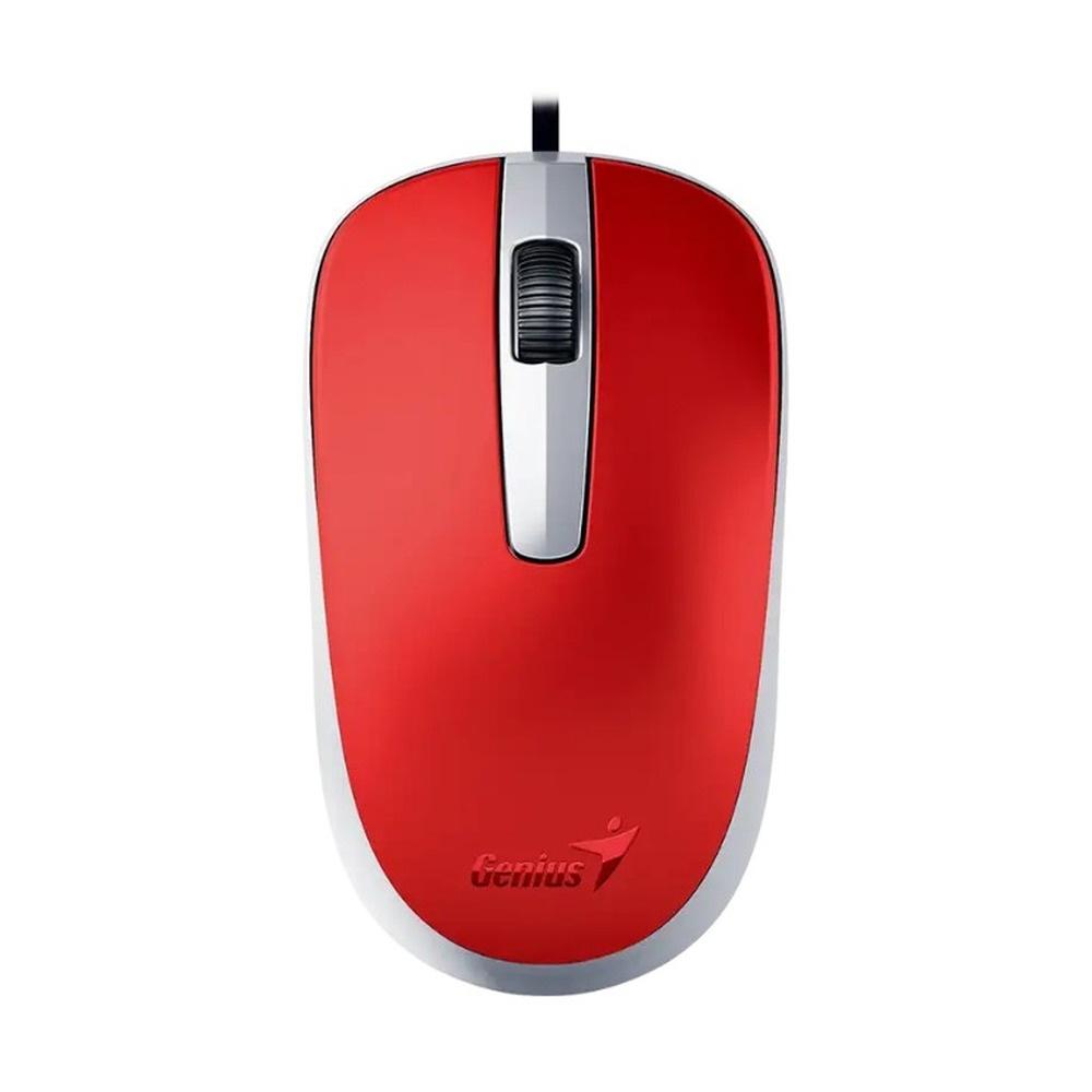 31010105104.jpg Mouse Alámbrico Genius DX-120 Color Rojo - Imagen 1