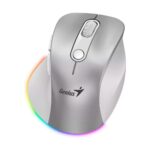 Mouse Genius ERGO 9000S  Pro mini Recargable Plata