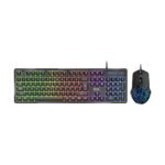Combo Teclado + Mouse Alámbricos Gamer Genius Scorpion KM-GX3 Color Negro