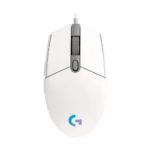 Mouse Alámbrico Gamer Logitech G203 Color Blanco