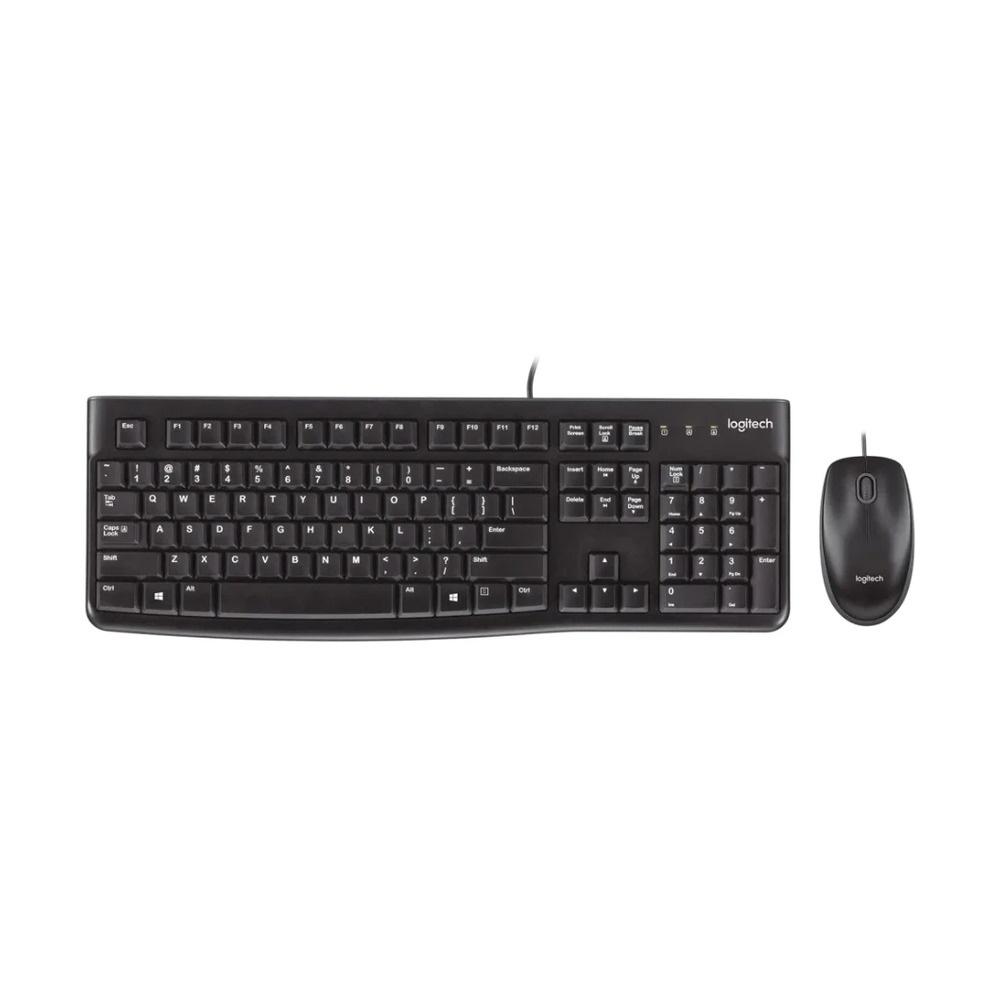 920-004428.jpg Combo Teclado + Mouse Alámbricos Logitech MK120 Color Negro - Imagen 1